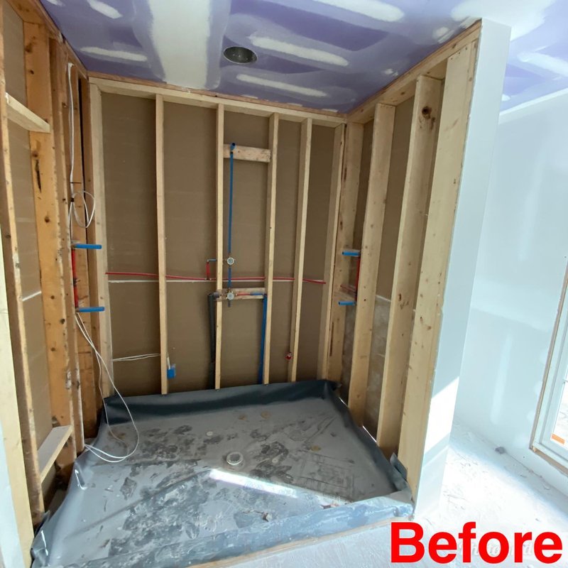 Shower Transformation with Homewood Carpet and Flooring in Green Springs Hwy
