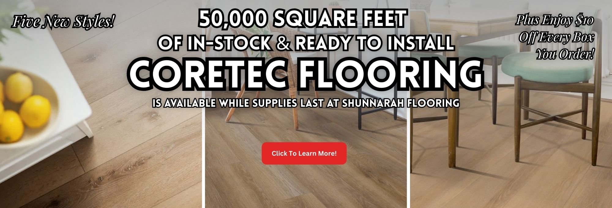Shunnarah Flooring 50,000 sq ft of flooring to clear out sale