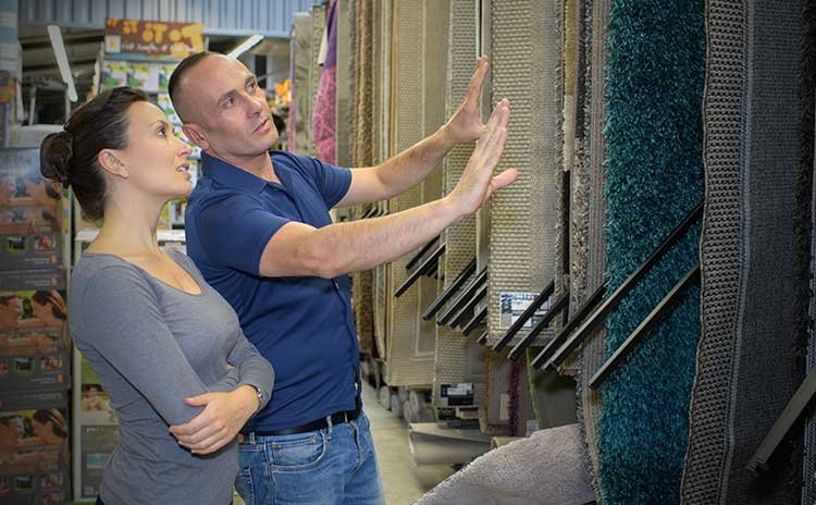 Wider selection of colors and styles in Shunnarah Flooring in Green Springs Hwy's showroom