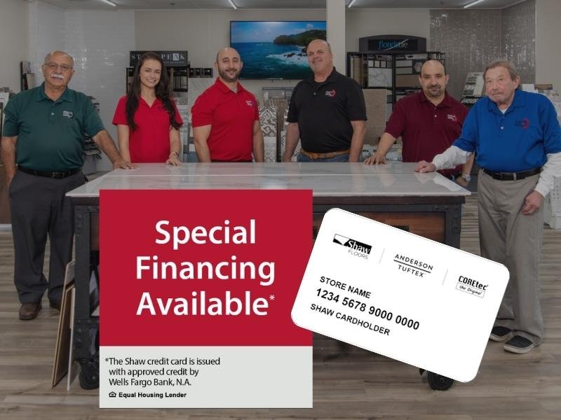 Special Financing Options Shunnarah Flooring