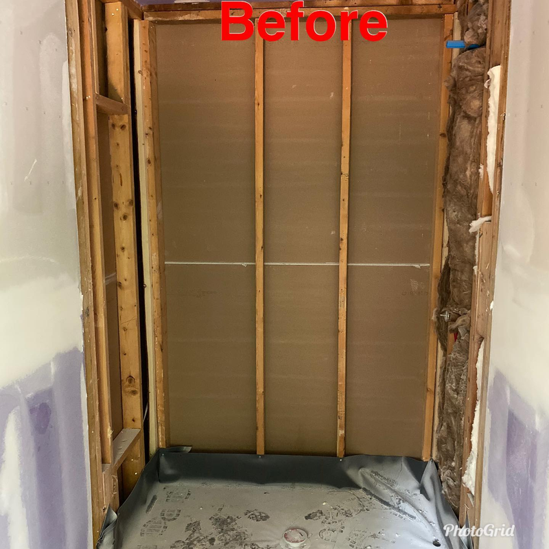 Shower Renovation - Homewood Carpet and Flooring in Green Springs Hwy