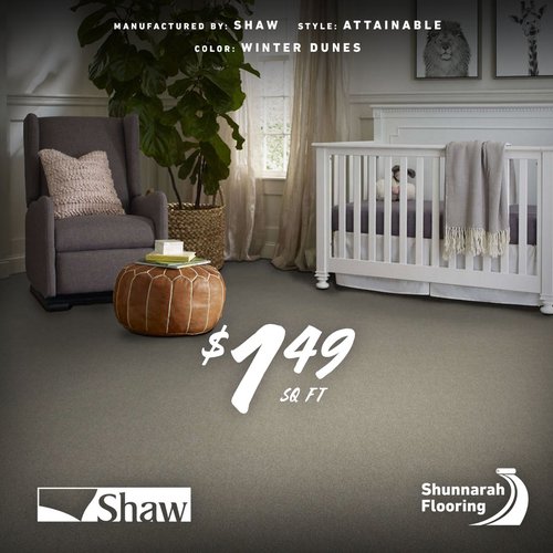 Carpet Sale - Shaw Attainable - Winter Dunes