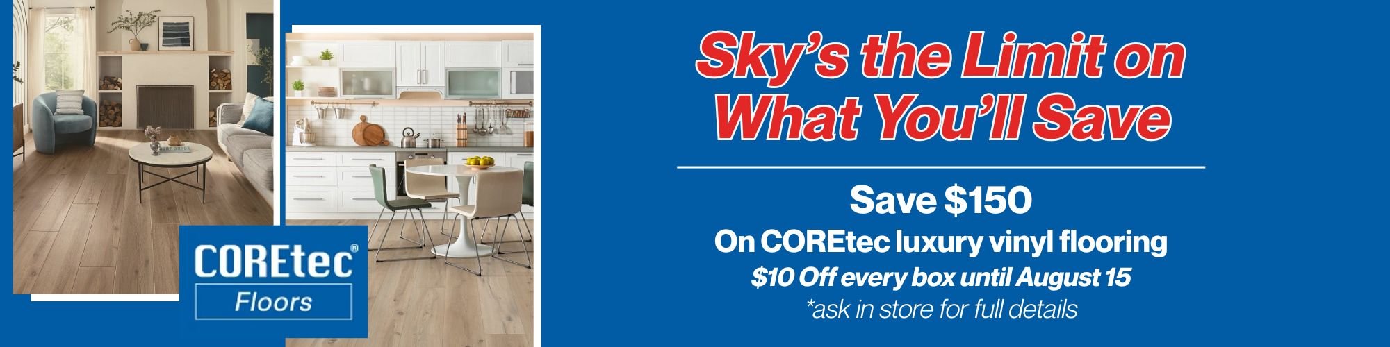 COREtec Floors available at Shunnarah Flooring serving Homewood AL and area.