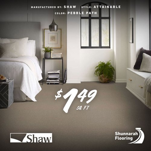Carpet Sale - Shaw Attainable - Pebble Path